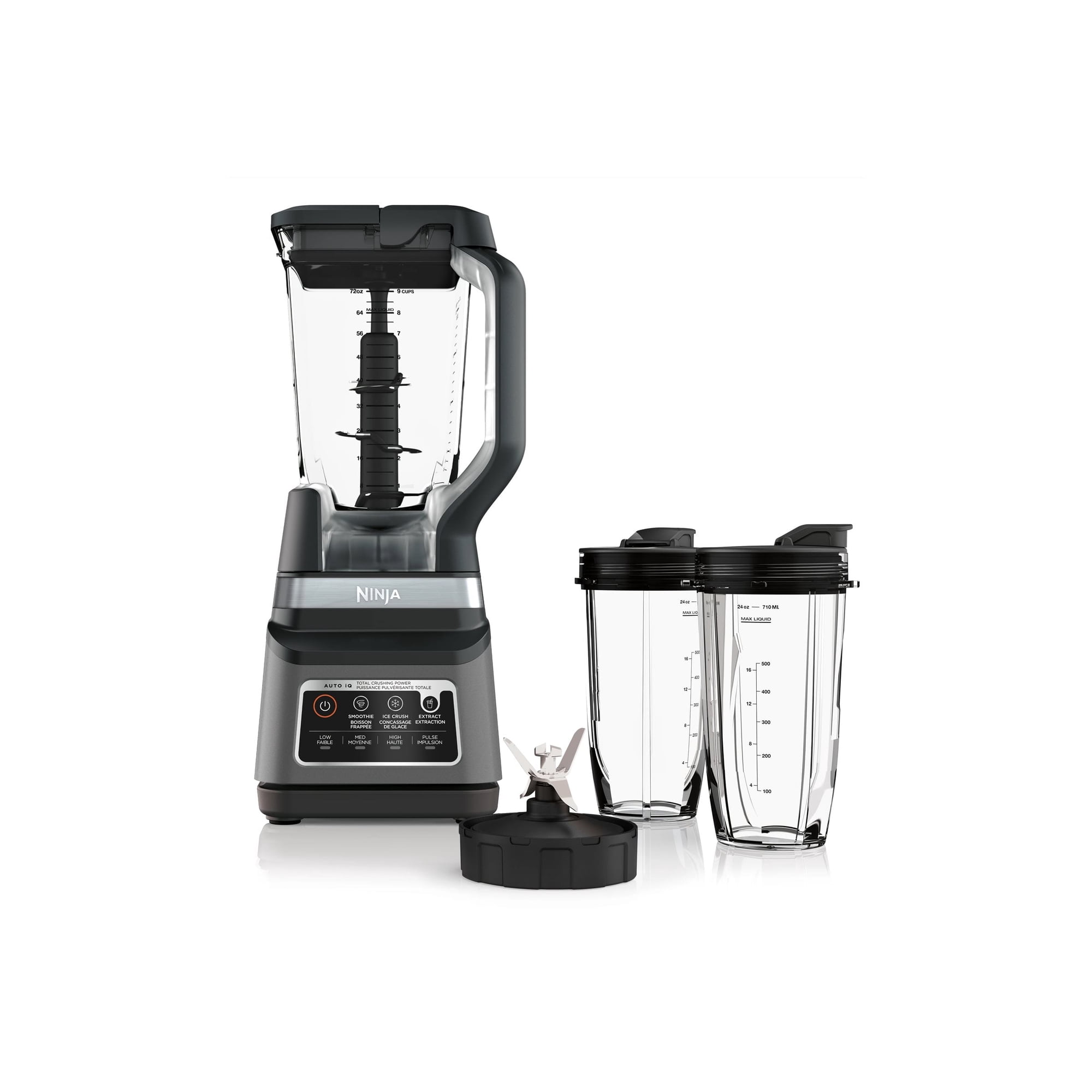 Ninja Professional Plus Duo BN751C - Blender - 2.1 qt - 1200 W - black/stainless steel