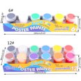 thumbnail image 2 of [Yuexinghui] Pintura De Dedos Para Niños De Propiedad Intelectual Sin Tratar, Juego De Pintura Con Pincel De 20 Ml, Pintura De Graffiti Lavable Para Bebé, 12 Colores ANGGREK  Otros, 2 of 8