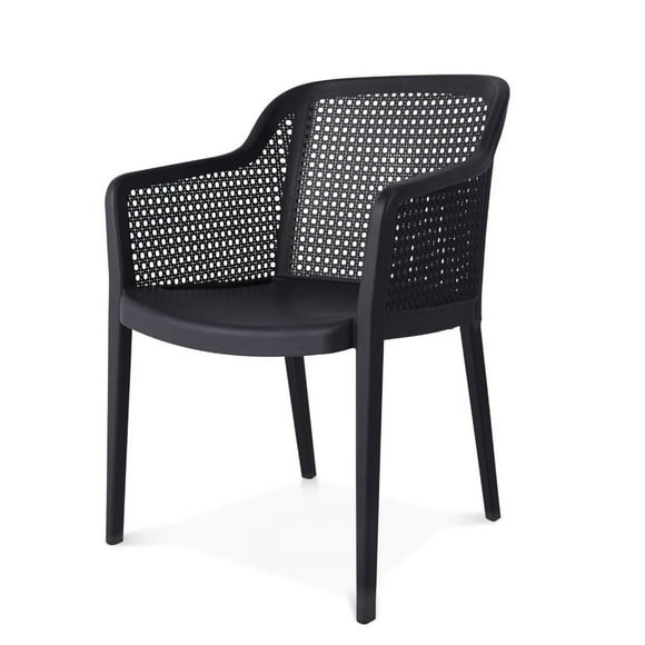 Lagoon Silla de Comedor Clásica con Descansabrazos para Exterior e Interior con Protección Solar UV, Modelo Grace 7028 Lagoon GRACE