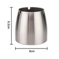 thumbnail image 5 of Grand Cendrier Coupe-Vent pour Cigarettes Cendriers Extérieurs pour Patio Beau Plateau Sans Fumée Acier Inoxydable, 5 of 5