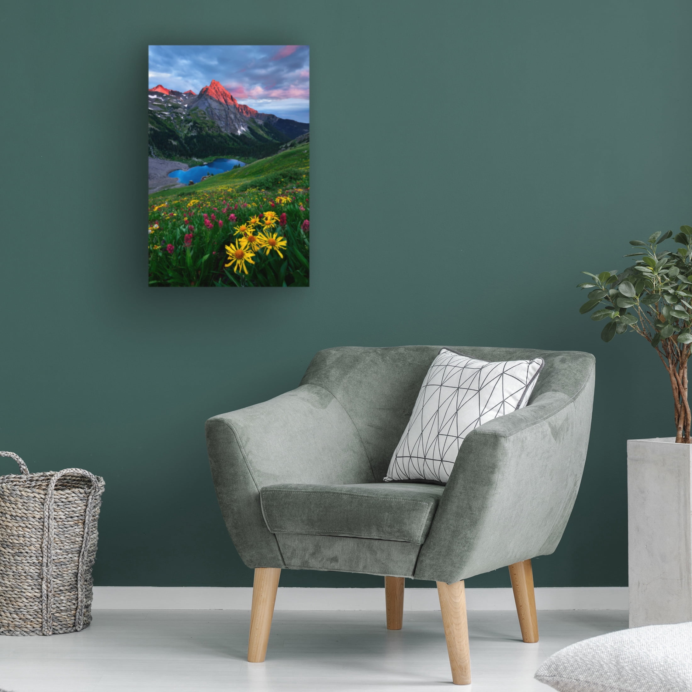 Canvas Wall Art - Mei Xu 'Colorful Colorado' Wall Art for Living Room, Bedroom, or Office D?cor by Trademark Fine Art - 16 x 24 Inches