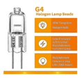 thumbnail image 2 of 40pcs G4 12v 20w Halogen Lamp G4 12v Bulb Inserted Beads Crystal Lamp Halogen Bulb 20w 12v Halogen Bulbs, 2 of 5