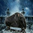 thumbnail image 4 of TFixol Black Motorcycle Cover Waterproof Heavy Duty Outside Storage Snowproof Rainproof, 4 of 8