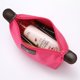 thumbnail image 2 of Bolsa de cosméticos portátil multifuncional de color caramelo, bolsa de nailon con forma de bola de masa para cosméticos, bolsa de lavado de almacenamiento impermeable, 2 of 6