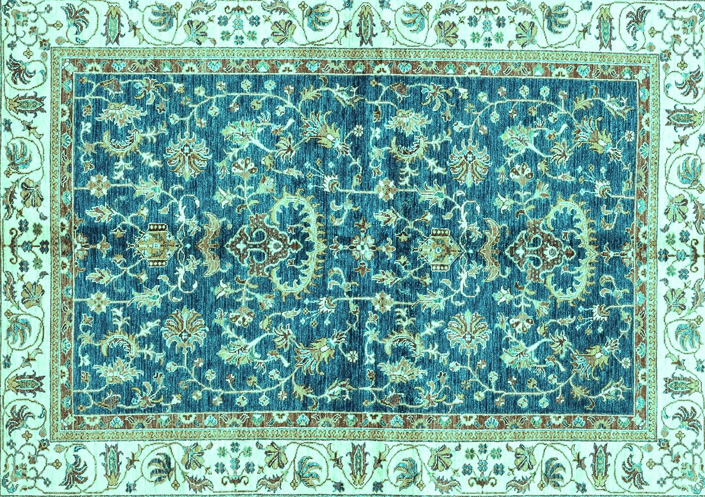 Ahgly Company Indoor Rectangle Abstract Turquoise Blue Modern Area Rugs ahgly-company-indoor-rectangle-abstract-turquoise-blue-modern-area-rugs