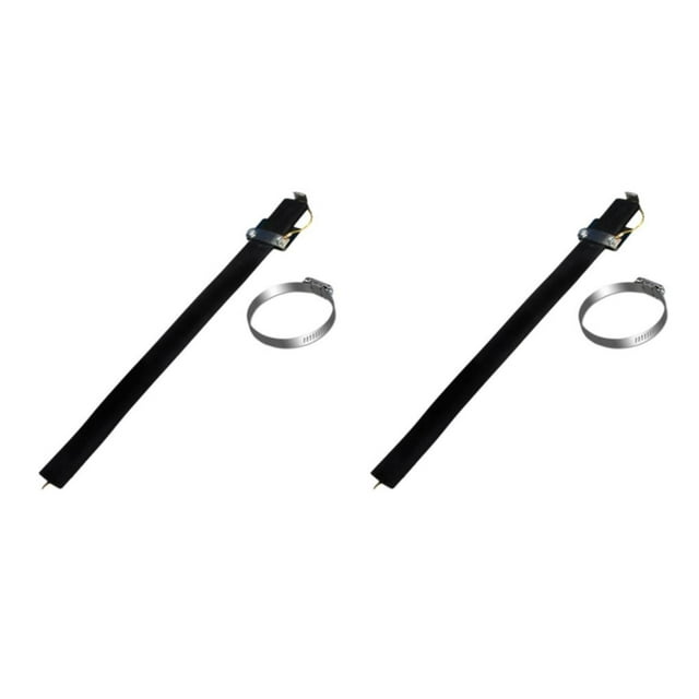 Transemion Metal Electrostatic Belt Efficient Electrostatic Canceler For Automobiles Easy To Rubber Anti-static Strip Professional black 2Set