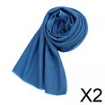 thumbnail image 1 of 2 Toallas Para El Sudor De 30 X 90 Cm, Toalla De Enfriamiento Instantáneo Para Correr, Hacer Ejercicio, Gimnasio, Azul Claro, 1 of 8