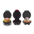 thumbnail image 1 of Dash Mini Maker Set - Customized Treat Maker - Supports Multi-Function Cooking - Easy Cleanup and User-Friendly Design - White, Aqua & Red - Waffle,, 1 of 6