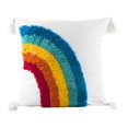 thumbnail image 2 of Cómoda funda de almohada tejida copetuda con de cojín Cremallera Funda de almohada nórdica con para sa de estar Sofá Baoblaze Funda de almohada de tiro, 2 of 8