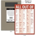 Knock Knock All Out Of Pad Grocery List Note Pad, 6 x 9-inches (Red) - Walmart.com