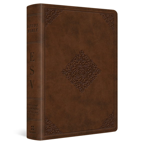Study Bible-ESV-Personal Size Ornament Design, (Hardcover)