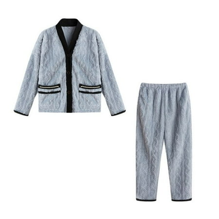 

CoCopeaunt Couple Winter Warm Pajamas Set Fashion Casual Korean Minimalist Style Young Man and Woman Thick Pijama Sets Trendy Sleepwear