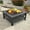 Black-21 Inch, variant on Yardi Yarda 28" Fire Pit with Grill Hexagon, Fireplace Wood Burning Firepit with Cooking Grate, Firepit with Fire Poker and Spark Screen Lid for Outdoor, Black