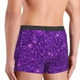 thumbnail image 5 of Kll Purple Glitter Men'S Cotton Boxer Briefs Underwear-Medium, 5 of 9