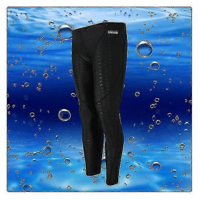 Professional Swimming Pants Professional Long Swimsuit Mens Long Swimming Pants-DF