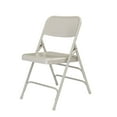 thumbnail image 5 of (Pack of 4) NPS® 300 Series Deluxe All-Steel Triple Brace Double Hinge Folding Chair, Grey, 5 of 5