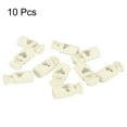 thumbnail image 3 of Uxcell 10pcs Plastic Cord Locks Single Hole Spring Toggle Stopper Clip Elastic Clasp Lock Fastener for Drawstring, Paracord, Beige, 3 of 7