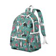 thumbnail image 2 of Australian Shepherd Floral Backpack for School,Cute School Bag,Schoolbag with Adjustable Shoulder Straps & Padded Back,13.4"x11"x4.7", 2 of 6