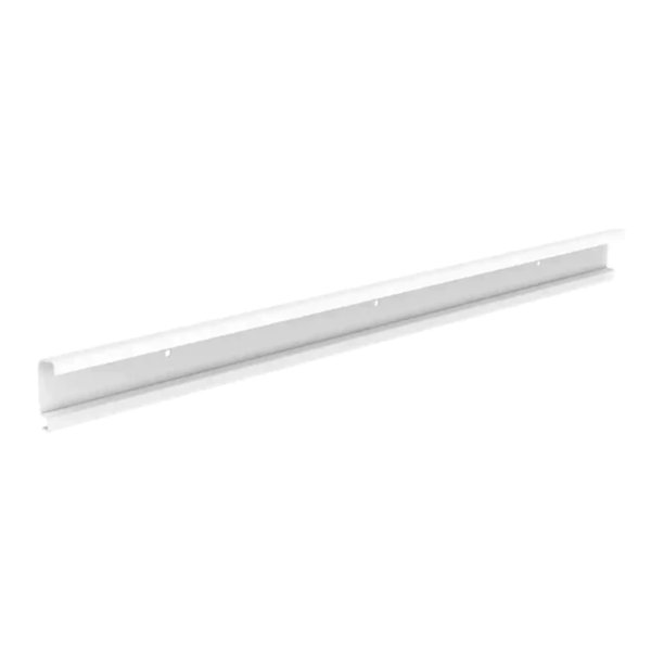 ClosetMaid ShelfTrack 2824 Mounting Rail, White