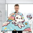 thumbnail image 3 of JSTEL Kawaii Cute Cats Waterproof Barber Cape for Men Women Beard Shaving Bib Apron Professional Hair Cutting Cloth, 65 x 55 inch, 3 of 6