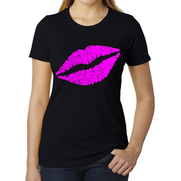 Woman's lips short Sleeve tee, Trendy T-shirts, Cute shirts for woman