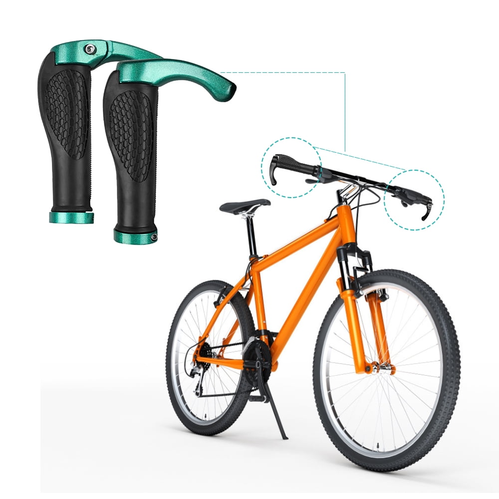 1 Pair Durable Mountain Bike MTB Ergonomic Bicycle Bar End Handlebar Grips New 
