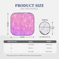 thumbnail image 3 of Windshield Sun Shade, Pink Purple Glitter Texture Foldable Car Sun Shade Windshield for Front, 2 Pieces, 3 of 7