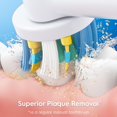 thumbnail image 2 of Oral-B Pro 300 Floss Action Vitality Electric Toothbrush with Brush Head, Rechargeable, White, 2 of 11