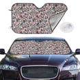 thumbnail image 2 of Fotbe Daisies Flowers Car Windshield Sunshade | Sun Visor Protector Front Window Shade, Keeps Out UV Rays, Keeps Your Vehicle Cool-Medium, 2 of 7