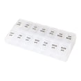 thumbnail image 2 of YAOMOBB Capsule Holder Weekly Tablet Organizer Double Rows 14 Grids Sealed Lid 7 Days Home Supply, 2 of 6