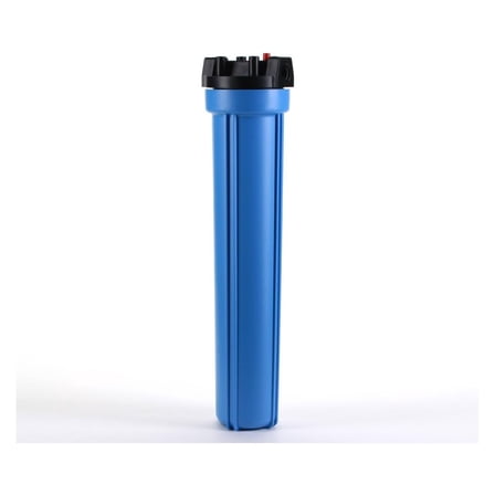 HF5-20BLBK34PR Water Filter Housing 20" RO, Whole House, - 3/4" Ports, Blue Body w/