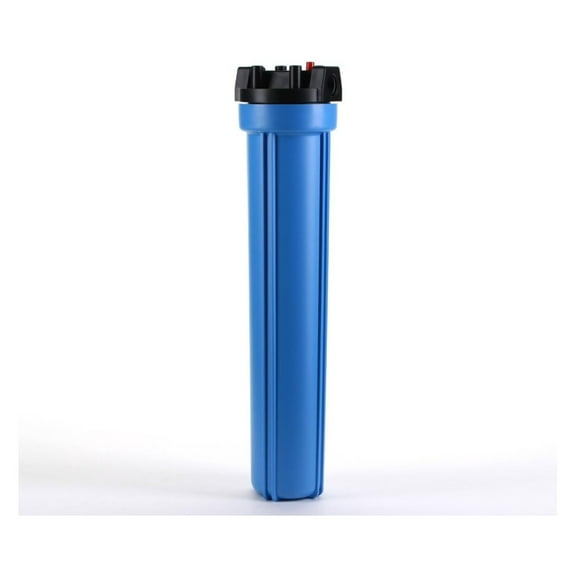 HF5-20BLBK34PR Water Filter Housing 20" RO, Whole House, - 3/4" Ports, Blue Body w/