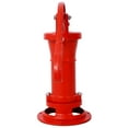 thumbnail image 5 of Antique Cast Iron Hand Water Pump for Outdoor Use, 25 ft. Vintage Pitcher Pump with Decorative Garden Design, Heavy-Duty Farm and Lawn Water Pump, Red Finish, 5 of 8