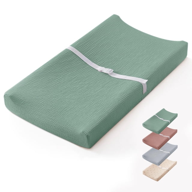 Cambiador para bebés Blissful Diary, verde romano, 79 x 41 x 11 cm