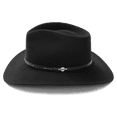 thumbnail image 2 of Stetson Llano 4X Black Felt Cowboy Western Hat SWLLNO-16907, 2 of 6