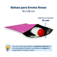 thumbnail image 4 of ParaPaquetes Bolsas Para Envío Premium Con Porta Guía 19x26 100pz Rosa, 4 of 4