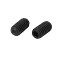 thumbnail image 2 of 1/4"-20 x 1/2" Tornillo de cabeza hexagonal con punto de copa, 50 piezas, color negro, 2 of 5