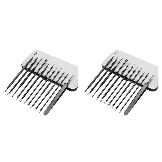 Kit de Herramientas Removedor de Espinillas, 22 Piezas, Herramienta Extractora de Espinillas, Kit de Acné para Espinillas