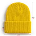thumbnail image 3 of Qwertyu Ski Beanie Hats for Men Soft Warm Winter Knitted Hats Red One Size, 3 of 3