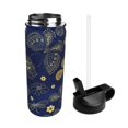 thumbnail image 2 of Sikiie Vintage Golden Butterfly Print 18OZ Insulated Straw Cup, Portable Leak-proof Sports Water Bottle, Stainless Steel Water Cup Suitable for Home and Outdoor, 2 of 8