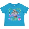 thumbnail image 3 of Inktastic Orlando Florida Cute Swimming Manatee Boys or Girls Toddler T-Shirt, 3 of 5