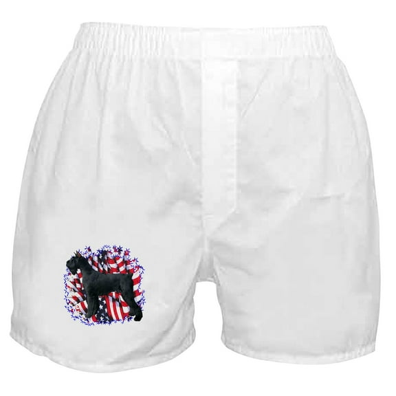 CafePress - Giant Schnauzer Patriot Boxer Shorts - Men's Novelty Boxer Shorts