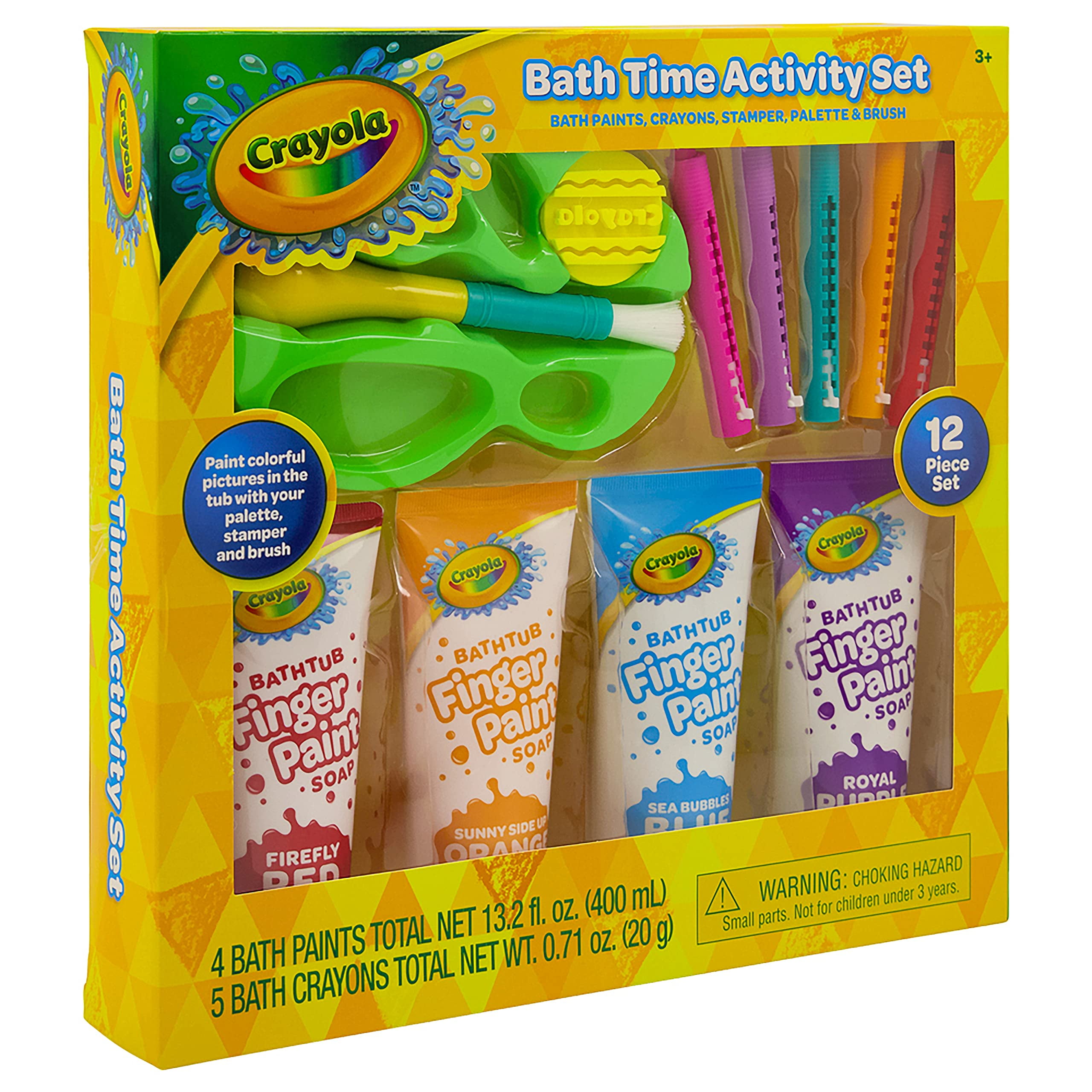 Crayola Bath Time Fun Bundle Including Bathtub Markers, Bathtub Crayons and Bath