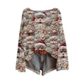 thumbnail image 3 of Chandails d'Hiver Grande Taille pour Femmes Mode Décontractée de Noël Chandail à Manches Longues Beige TTTG, 3 of 3