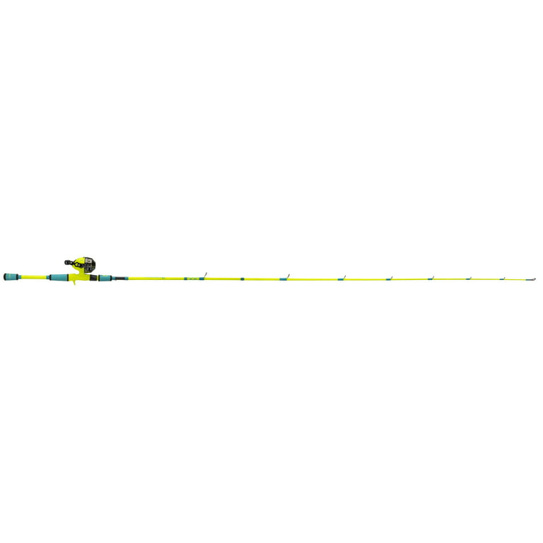ProFISHiency 6' High-Vis Spincast Combo - Yellow/Blue