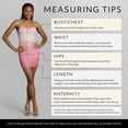 thumbnail image 4 of David’s Bridal, The Edit by DB Studio Women's Formal Sequin Cowl Neck Mini Dress, Short, Novelty, 4 of 6