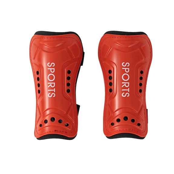 uvwlwu Football Leg and Knee Protective Pads for Men Youth Sports Training Competition Gear(Red)