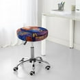 thumbnail image 7 of Balery Rooster Oil Painting Velvet Round Bar Chair Cushion Cover Adjustable, Protects From Scratches And Stains, Soft & Washable Ideal For Wooden And Metal Stools - 12 Inch, 7 of 7