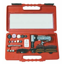 Sunex Tools SX264K - 1/4" Mini Right Angle Air Die Grinder Set, Silver