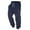 Navy, variant on JTieacloth Mens Long Pants Men Splicing Printed Overalls Casual Pocket Sport Work Casual Trouser Pants Green